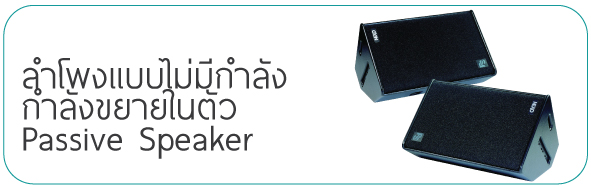 ลำโพงแบบไม่มีกำลังขยายในตัว